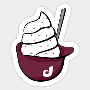 Ice Cream Helmet Sticker